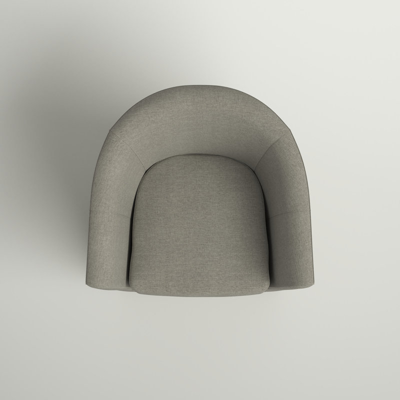 Andover Mills™ Hansell Upholstered Swivel Barrel Chair & Reviews